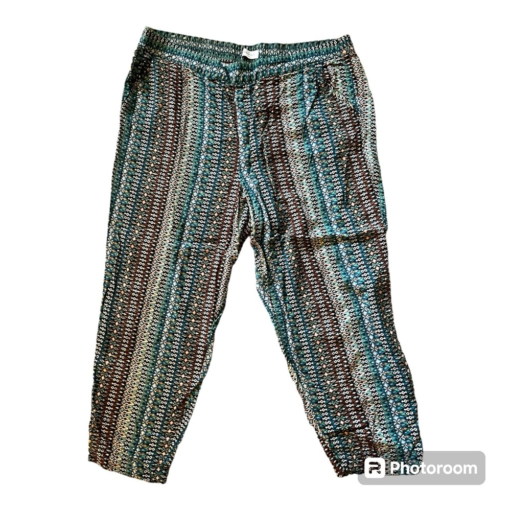 Jessica Simpson XL Paisley Pull On Casual Pants